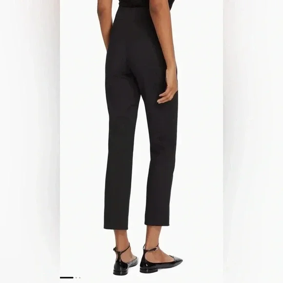 Róhe Womens Black Cigarette-Leg Trousers Size 8 (40)$370.00 MSRP